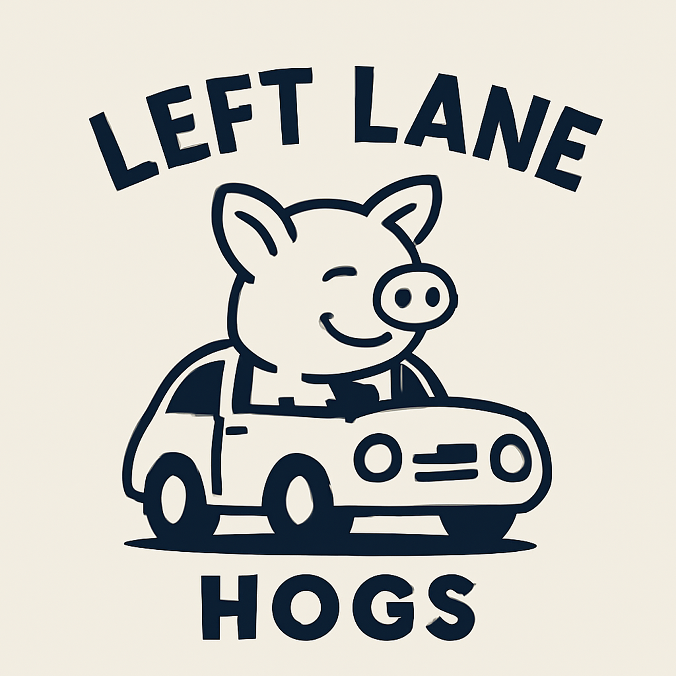Left Lane Hogs Logo